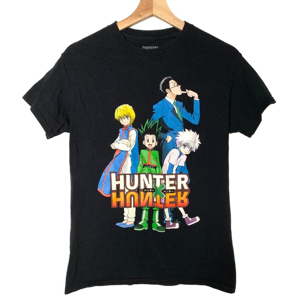 Hunter X Hunter Group Pose Black T-Shirt Size Small